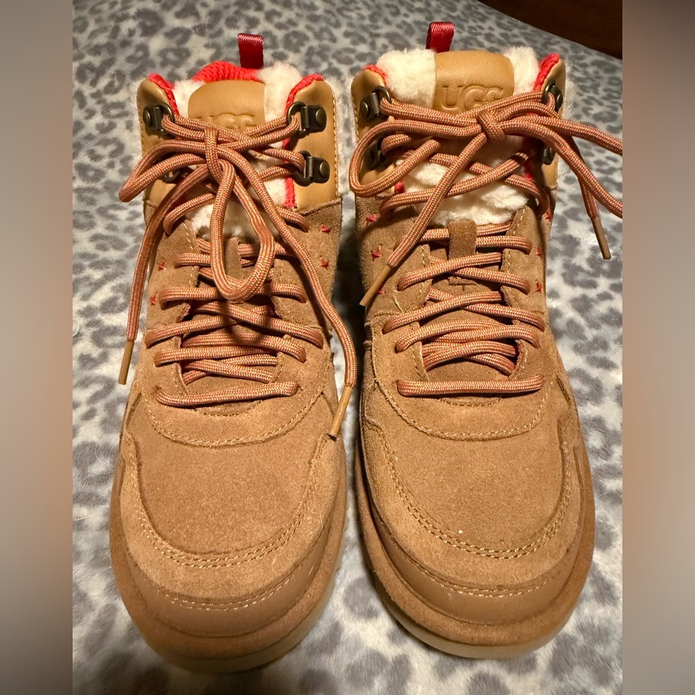 UGG Tan High-Top hiking boots